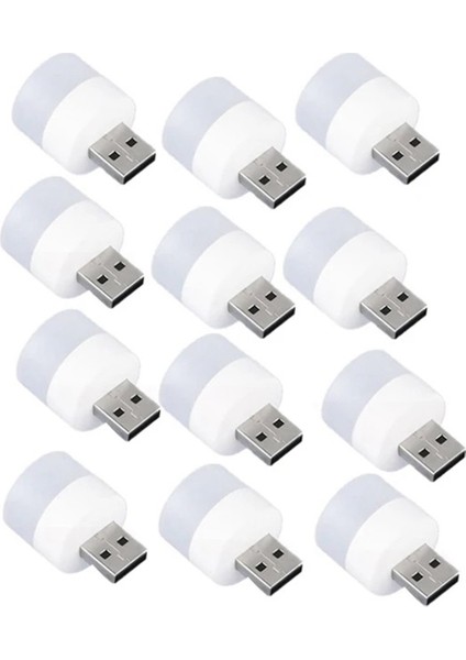 12PCS Mini USB Fiş Lambası 5V Süper Parlak Göz Koruma Kitabı Işık Bilgisayar Mobil Güç Şarjı USB Küçük LED Işık, F (Yurt Dışından) fırsatları