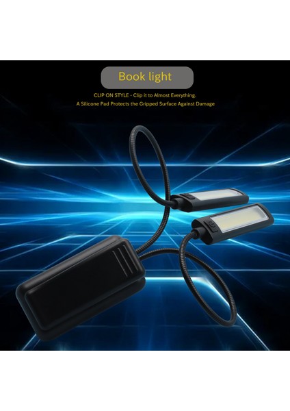 LED Lambadaki Müzik Standı Işık Klibi - Titreme Yok, Tamamen Ayarlanabilir, 6 Parlaklık Seviyesi - Ayrıca Kitap Okuma, Orkestra, Karıştırma, Dj&#39;ler Için (Yurt Dışından) modelleri