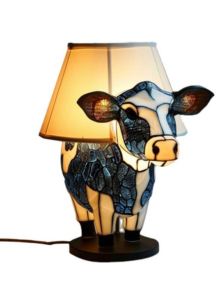 Masa Lambası, Hayvan Masa Lambası, USB A+C Bağlantı Noktalı Başucu Masa Lambası, Oturma Odası Yatak Odası Için Başucu Lambası, C (Yurt Dışından)