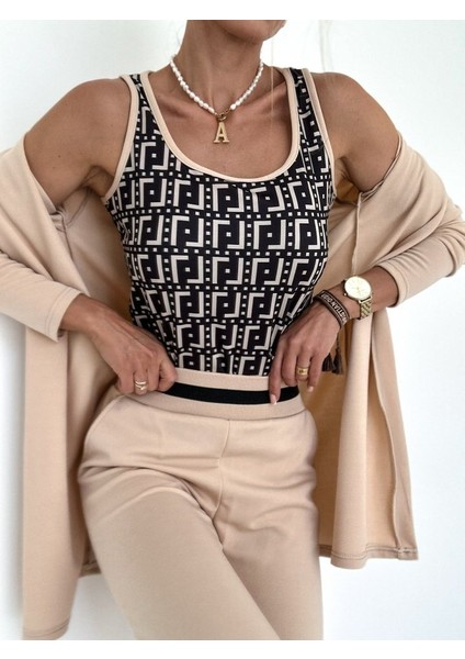 Kadın Uzun Kollu Krep Üçlü Takım fırsatları