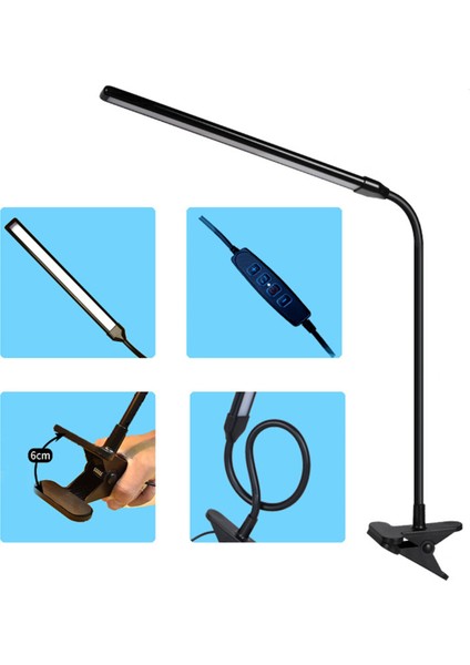 Kesikli LED Teknolojisi, Kelepçe Işığı, Ayarlanabilir ve Esnek Boyunlu Klipsli LED Şövale Işığı Hassas Aydınlatma Için (Yurt Dışından) modelleri