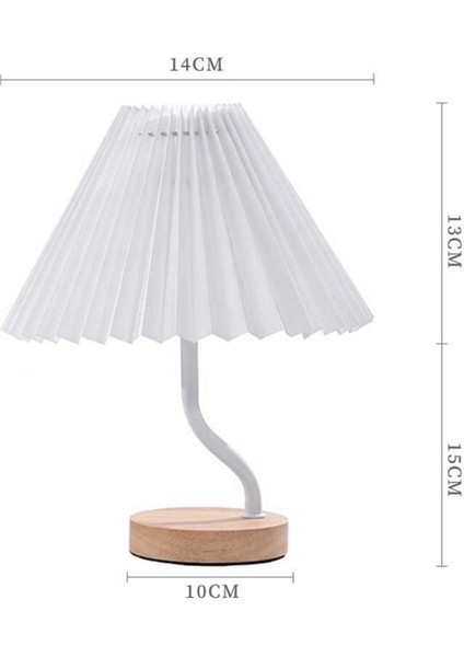 Üç Renkli Karartma Nordic Tabloamp USB Vintage Pilili Kumaş Masa Lambaları Ahşap Taban Taban Lambası Braket Oluğu ile (Yurt Dışından) fiyatları