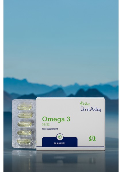 Omega 3 - Balık Yağı - Okside Olmayan 60 Kapsül fırsatları
