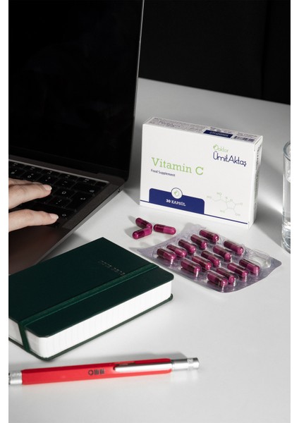 Vitamin C - Bitkisel Okside Olmayan 30 Kapsül fırsatları