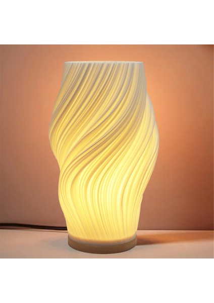 Onlanda Lambası Için Başucu Lambaları Vintage Çizgili Küçük Gece Işık Lambası Çalışma ve Dekorasyon Için, Esinti F (Yurt Dışından) indirimleri