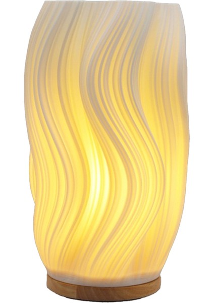 Onlanda Lambası Için Başucu Lambaları Vintage Çizgili Küçük Gece Işık Lambası Çalışma ve Dekorasyon Için, Esinti A (Yurt Dışından) fırsatları