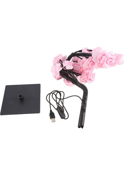 LED Gül Çiçek Lambası, USB Noel Ağacı Gece Işıkları, Partiler, Düğünler, Yatak Odaları ve Anneler Günü Hediye-C Için Mükemmel (Yurt Dışından)