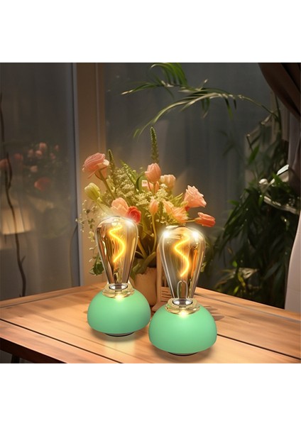 Cam Masa Lambası LED Dokunmatik Masa Lambası Dimmable Masa Lambası Için Kapalı Dekor Çalışma Yatak Odası Masa Lambası Açık Kırmızı (Yurt Dışından) fırsatları