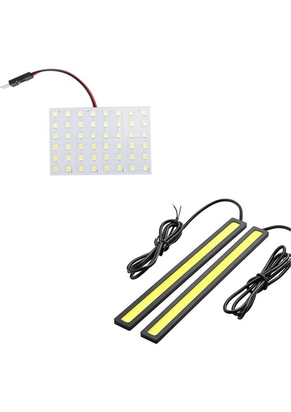Beyaz 1210 Smd 48 LED Araba Iç Kubbe Işık Paneli W T10 BA9S Festouson 2 x Süper Parlak Araba Drl Sis Sürüş Lambaları (Yurt Dışından) fiyatları