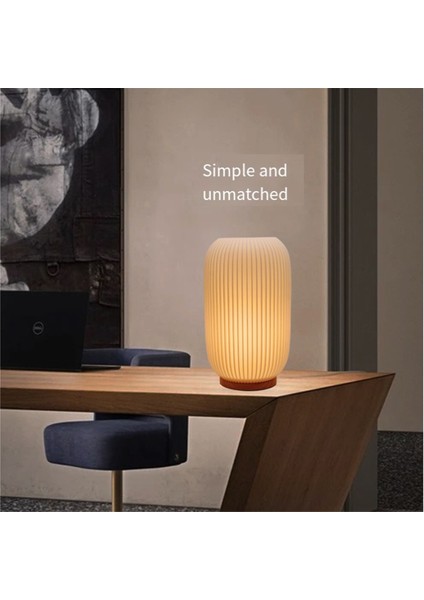 Yatak Başı Lambaları Için Ormancı Lambalar Vintage Çizgili Küçük Gece Işık Vazo Tasarımı Şarj Edilebilir Hafif Su Dalgalanma Tasarımı (Yurt Dışından)