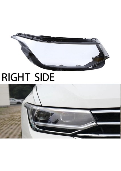 Volkswagen Için Vw Tiguan L 2022 Kafa Işık Lamba Kapağı Gölgesi Şeffaf Abajur Far Kabuğu Organik Cam Sağ (Yurt Dışından)