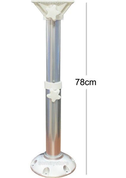 Marine Tekne Teleskopik Kaptan Koltuğu Ayağı 51CM-78 cm modelleri