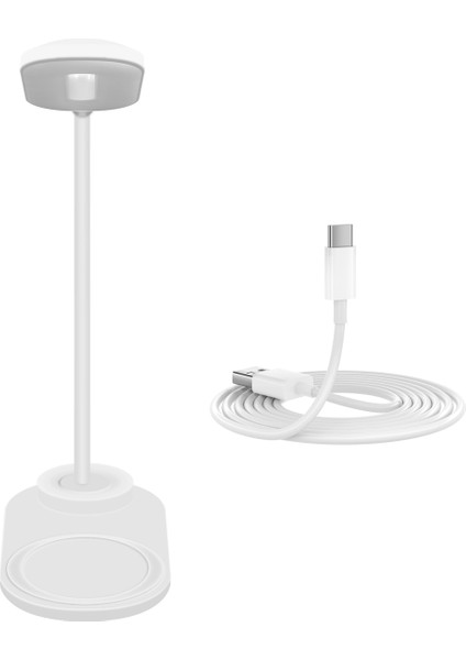 Kablosuz Şarj Cihazı ile Dimmable LED Masa Lambası, Kablosuz Şarj Masası Işık Esnek Döndürme Pres Kontrol Gece Işığı (Yurt Dışından) fiyatları