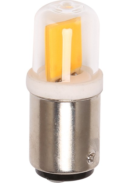 BA15D LED Ampul 3W 110V 220V Ac Dış Değil 300 Lümen Kobu 1511 LED Lam Laml Beyaz Sıcak Beyaz Avize Dikiş Makinesi (Sıcak Beyaz) (Yurt Dışından)