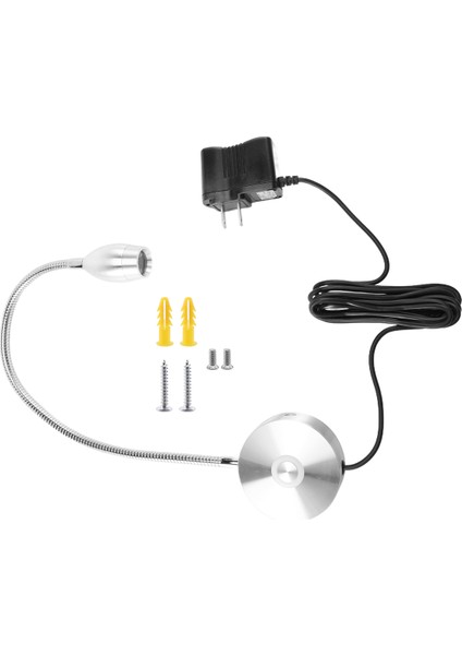 Dimmable Okuma Lambası, Yatak Odası Başucu Için Kablolu Fişli Yatak Lambaları, Esnek Goopeneck Kitap Lambası, Duvara Monte Okuma Işık, 200LM / 3000K Kiriş Açısı: 30 ° Abd Fiş (Yurt Dışından) fiyatları