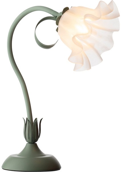 Retro Çiçek Zambak Masa Lambası Reklam Öğeleri Masa Lambası Yatak Odası, Başucu Için Vadi Lambasının Benzersiz Diy Zambak (Yurt Dışından)