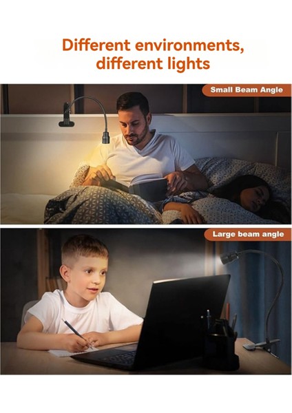 LED okuma ışıkları usb Üç Renkli Karartma Kelepçesi Kitabı Işık Esnek Gooseeck Okuma Gece Işık Çalışması Okuma Lambası (Yurt Dışından) fiyatları