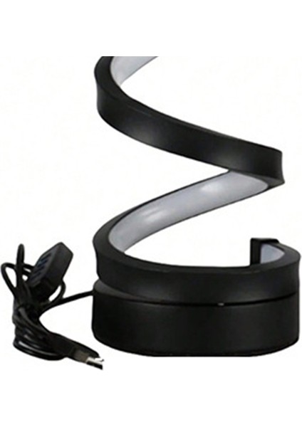 Modern Minimalist Dimmabable Lamba Spiral Masa Lambası, Yatak Odası, Oturma Odası, Ofis Için 3 Renkli Başucu Lambası Işığı (Yurt Dışından) modelleri