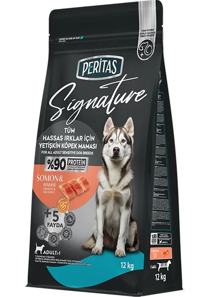 Signature Somonlu Yetişkin Köpek Hassas Irk 12 kg