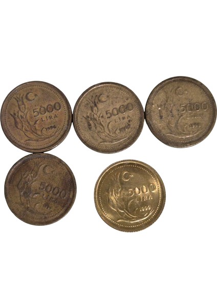 1995-96-97-98-99 Yılı 5 Bin Lira