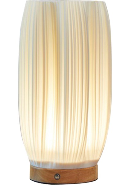 Yatak Başı Lambaları Için Komodin Lambası Vintage Çizgili Küçük Gece Işık Vazo Tasarımı Şarj Edilebilir Işık Esintisi D (Yurt Dışından) fırsatları