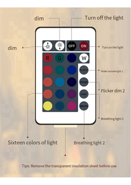 Su Dalgası Dekoratif Gece Işığı, Yatak Odası Atmosfer Işığı, Dalga Projeksiyon Masası Işığı, 16 Renkli Touch+Uzaktan Kumanda (Yurt Dışından)