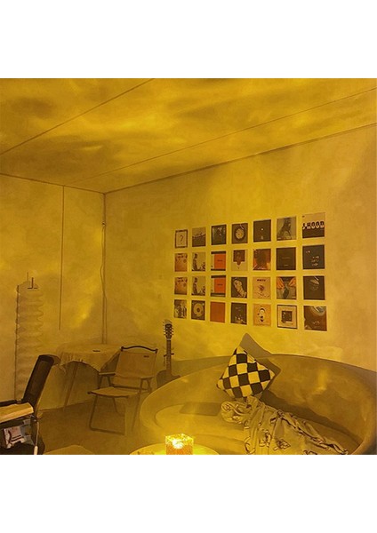 Su Dalgası Dekoratif Gece Işığı, Yatak Odası Atmosfer Işığı, Dalga Projeksiyon Masası Işığı, 16 Renkli Touch+Uzaktan Kumanda (Yurt Dışından) indirimleri
