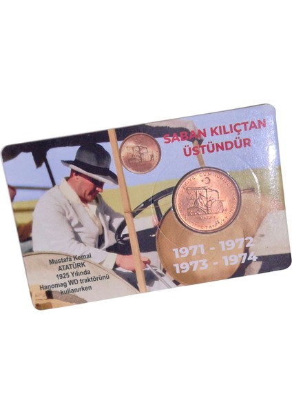 1972 Yılı Fao 10 Kuruş Çil