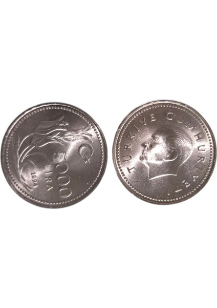1994 Yılı 5 Bin Lira Çil Ters Düz Takım