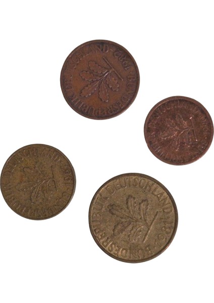 1-2-5-10 Pfennig Seti