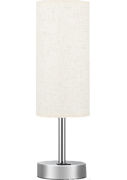 Başucu Masa Lambası Usb-C Usb-A Şarj Portu USB Lamba Lambası Çalışması Ab Fişi (Yurt Dışından)