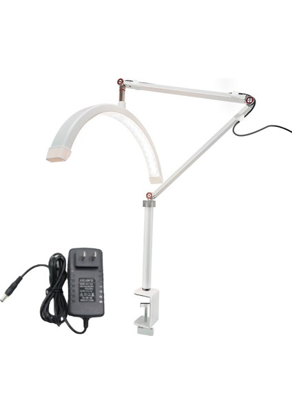 20W 16INCH U-Şekilli LED Yarım Ay Güzellik Lambası Yüzük Kaş Dövme Güzellik Salon Salon Kirpik Uzatma Lambası Beyaz Us Fiş (Yurt Dışından)