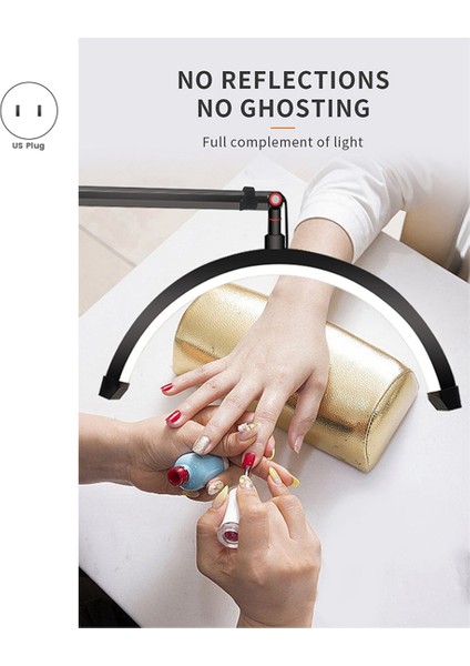 20W 16INCH U-Şekilli LED Yarım Ay Güzellik Lambası Yüzük Kaş Dövme Güzellik Salon Salon Kirpik Uzatma Lambası Beyaz Us Fiş (Yurt Dışından) indirimleri