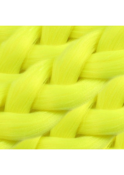 Sentetik Örgülük Saç Esperer 100 Gr. - Neon Sarı modelleri