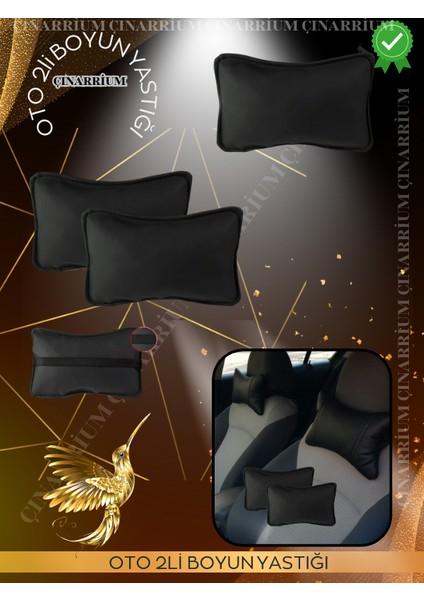 Chevrolet Aveo 2005-2011 Oto Koltuk Düz Renk Boyun Yastığı 2 Adet fiyatları
