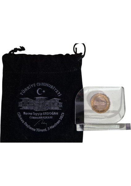 2023 Göreve Başlama Törende Dağıtılan Çil Özel Standında ve Kesesiyle