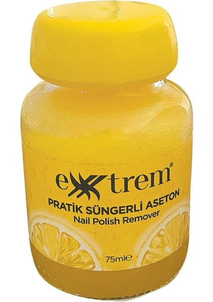 Pratik Süngerli Aseton - Limon Kokulu Hızlı Oje Çıkarıcı 75 ml modelleri
