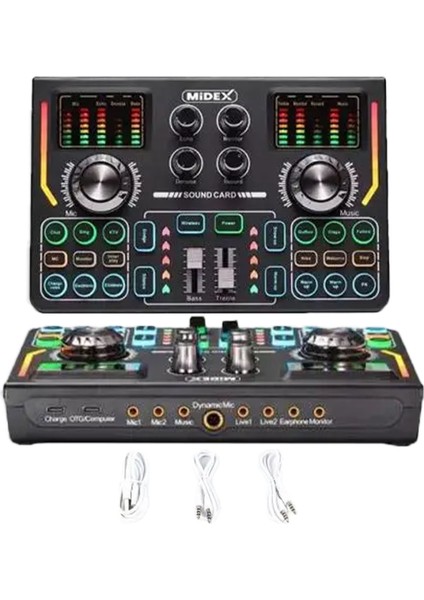 BM800 Titanium V2 Set Efektli Ses Kartı Mikrofon Stand Kayıt Canlı Yayın (Pc ve Telefon) fiyatları