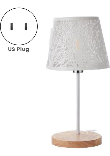 Masa Lambası, Namlu Metal Abajur ve Ağaç Desenli Taban, Masa Üstü Kolye Lambası Duvar Lambası Için Uygun (Yurt Dışından) indirimleri