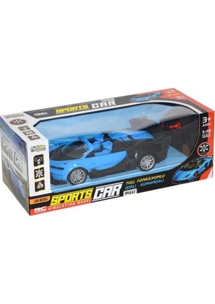 Toysan 1:18 Uzaktan Kumandalı Araba 797-25-MAVI