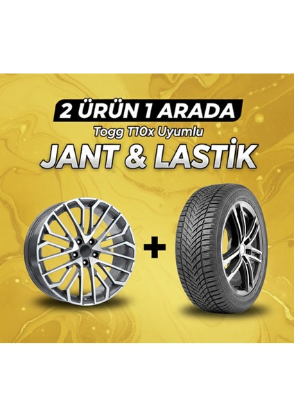 Togg T10X Uyumlu 235/50R19 Dört Mevsim Lastiği 4 Adet YILI:2025+DY1649 Gmd 19" Jant 4 Adet