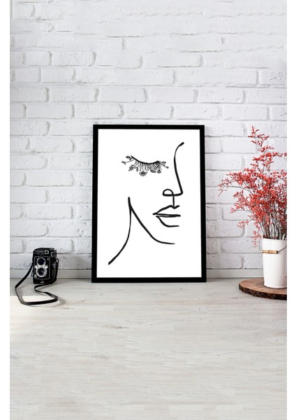 Notpa Tek Tablo Çerçeve Görünümlü Ahşap Duvar Tablosu A4 21 x 29.7 A4-31 fiyatları