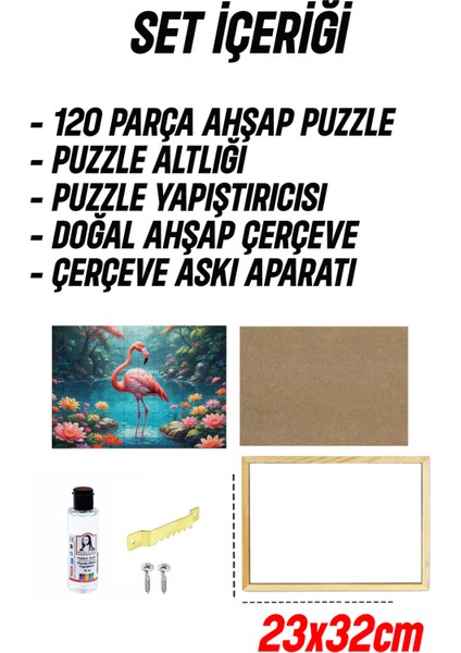 Ahşap Çerçeveli Puzzle - Tablo Hthp - 008 23 x 32 120 Parça modelleri
