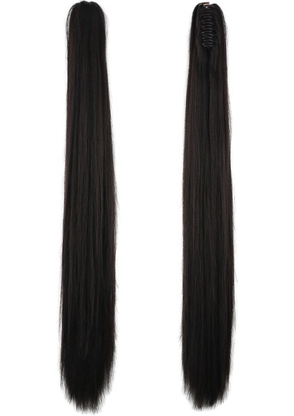 Tokalı Düz At Kuyruğu - Kahverengi fiyatları