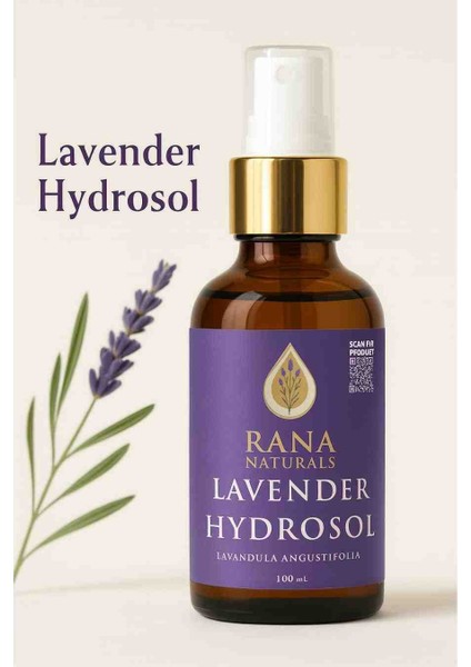 %100 Saf Lavanta Suyu – Organik Lavandula Angustifolia Hidrosol – Yatıştırıcı & Tonik Etkili – 50 ml -100 ml – Rana Naturals fiyatları