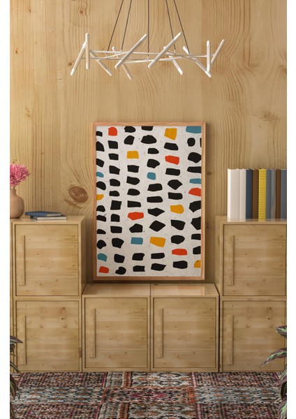 Ahşap Çerçeveli Mdf Tek Tablo Abstract Yüz Modeli Tablo (Kendi Tablo Setinizi Oluşturacağınız Liste) 23 x 32 Çerçevelli 1099