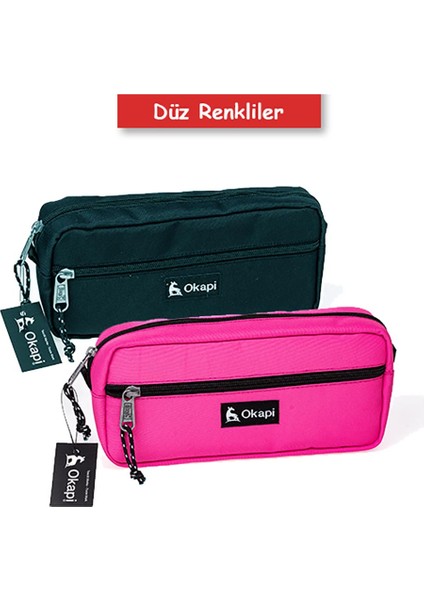 OKP-135R Kalem Çantası Düz Renk