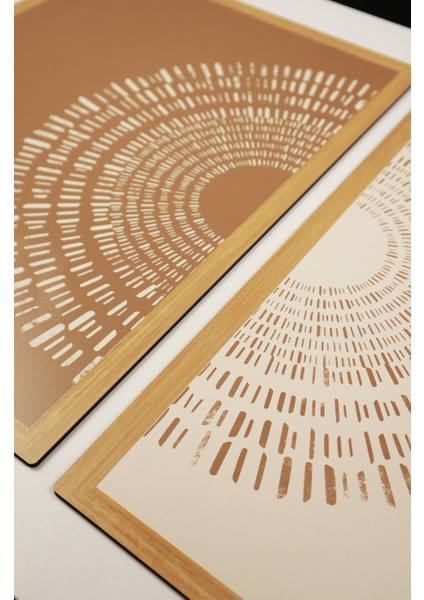 Dekorize Mdf 2 Parça 30X40 cm 3 mm Çerçeve Görünümlü Bohem Tablo 30401 30 cm fiyatları