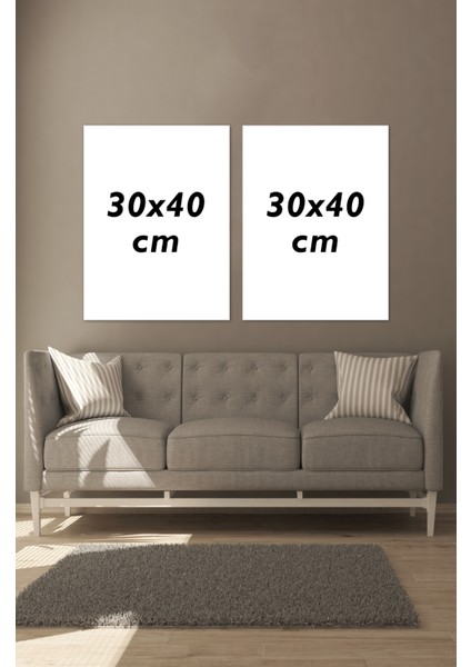 Dekorize Mdf 2 Parça 30X40 cm 3 mm Çerçeve Görünümlü Bohem Tablo 30401 30 cm indirimleri