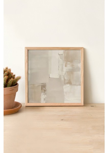 Ahşap Çerçeveli Mdf Kare Tek Tablo (Kendi Tablo Setinizi Oluşturacağınız Liste) TX1028 23 x 23